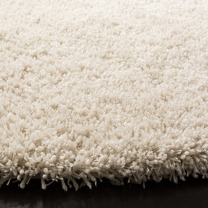 Shag Classic Ultra  Hand Tufted 100% Polyester Pile With Cotton Backing Rug Ivory