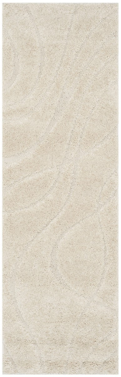 Florida Shag Area Rug - Ultra-Soft Power Loomed Carpet with Textured Damask Vine Design for Home Decor