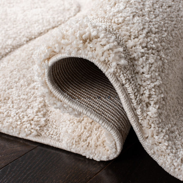 Florida Shag Area Rug - Ultra-Soft Power Loomed Carpet with Textured Damask Vine Design for Home Decor