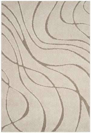Shag Ultra-Soft Power Loomed Rug with Textured Damask Design for Timeless Elegance and Durability