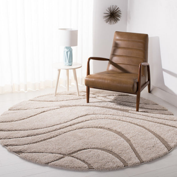Shag Ultra-Soft Power Loomed Rug with Textured Damask Design for Timeless Elegance and Durability