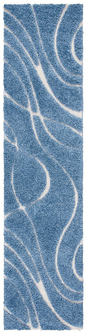 Shag Ultra-Soft Power Loomed Rug with Sculpted High-Low Pile and Rich Damask Design for Comfort