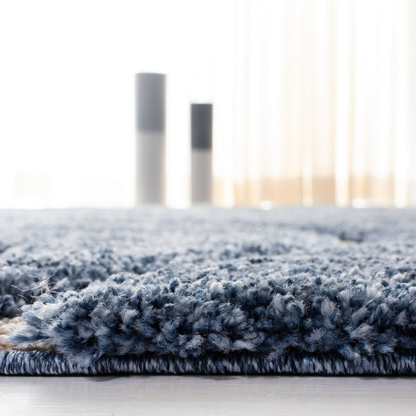 Florida Shag Rug - Ultra-Soft Power Loomed Carpet with Detailed Damask Design for Timeless Elegance