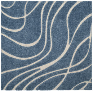 Florida Shag Rug - Ultra-Soft Power Loomed Carpet with Detailed Damask Design for Timeless Elegance