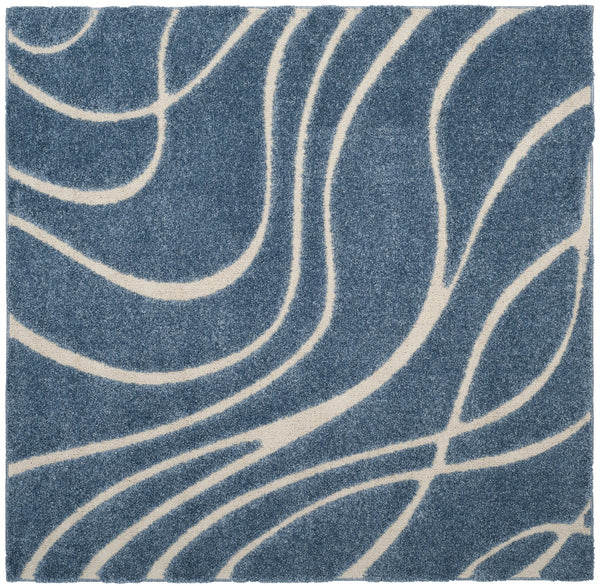 Florida Shag Rug - Ultra-Soft Power Loomed Carpet with Detailed Damask Design for Timeless Elegance