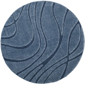 Florida Ultra-Soft Power Loomed Shag Rug with Detailed Damask Vine Design for Elegant Spaces