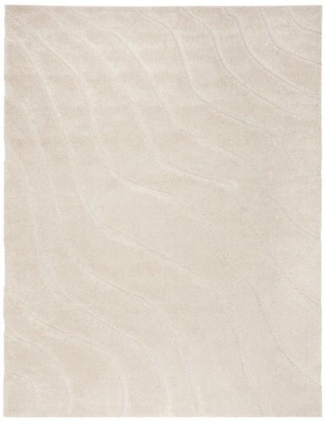 Florida Power Loomed Shag Rug - Ultra-Soft Textured Carpet with Elegant Damask Design for Home Decor