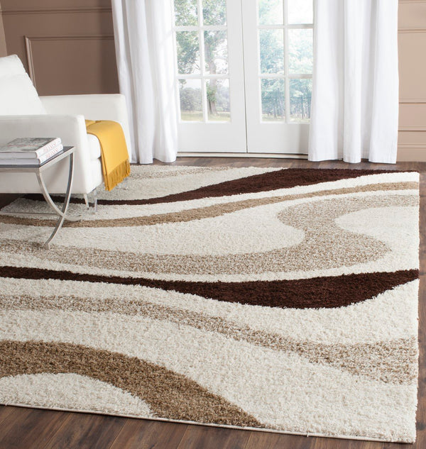 Safavieh Shag Sg916 801 Power Loomed Rug