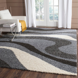 Safavieh Shag Sg916 801 Power Loomed Rug