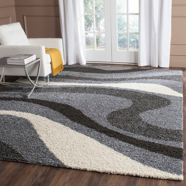 Safavieh Shag Sg916 801 Power Loomed Rug