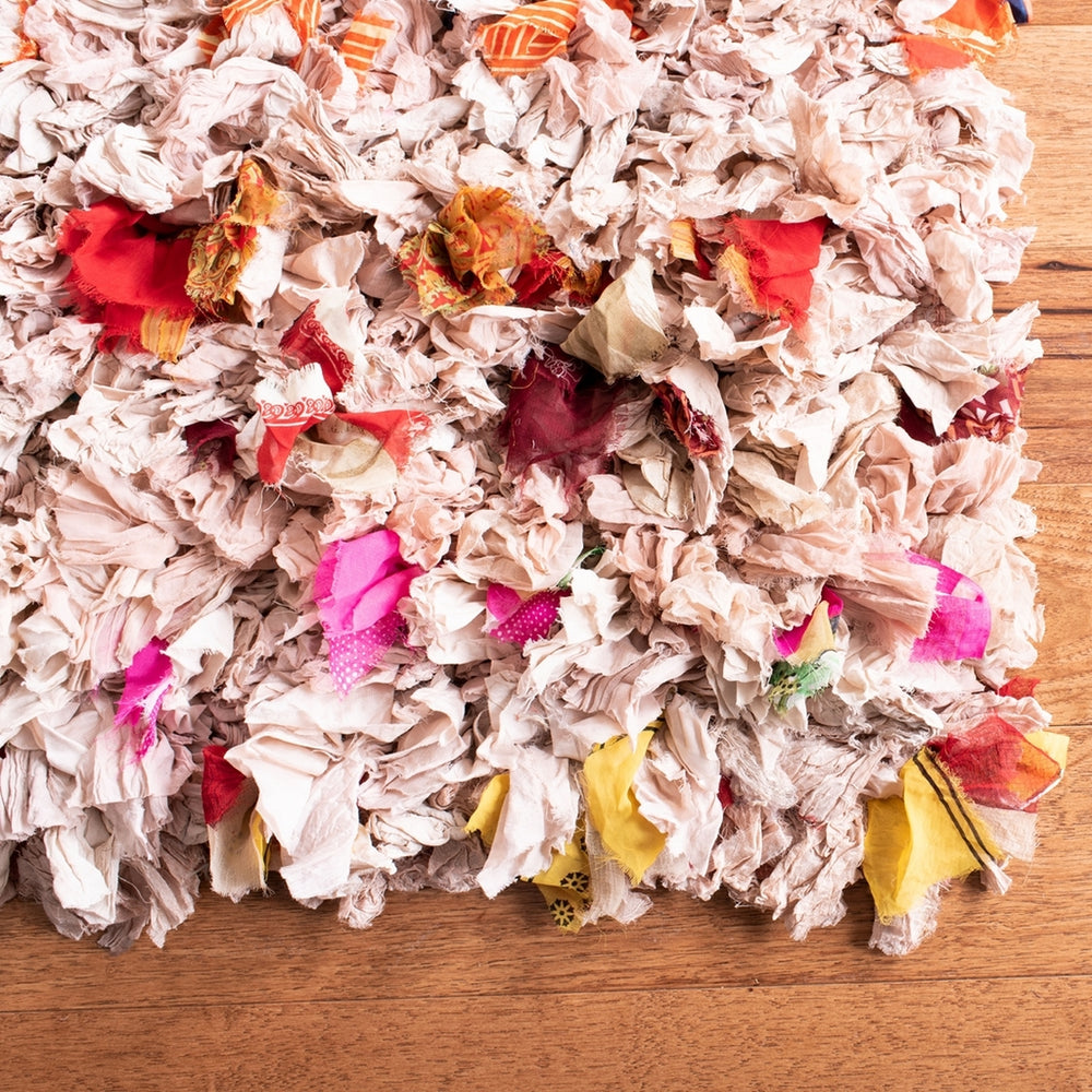 Rio Shag   Hand Woven Polyester Rug Blush