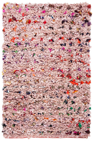 Rio Shag   Hand Woven Polyester Rug Blush