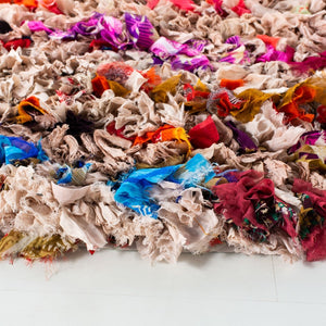 Rio Shag   Hand Woven Polyester Rug Blush