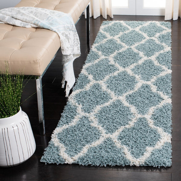 Safavieh Dallas Shag 257 Polypropylene Pile Power Loomed Shag & Flokati Rug SGD257C-10SQ