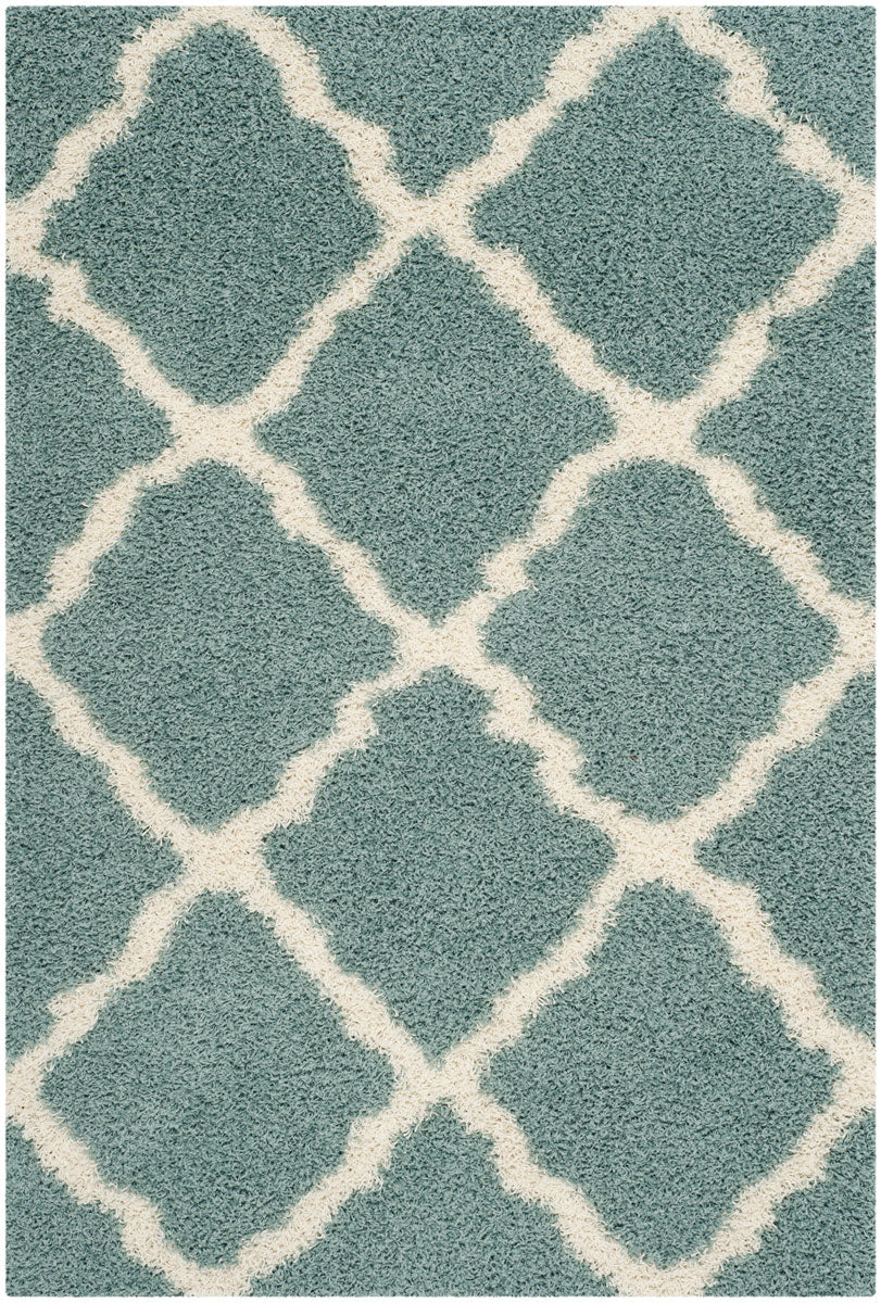 Safavieh Dallas Shag 257 Polypropylene Pile Power Loomed Shag & Flokati Rug SGD257C-10SQ