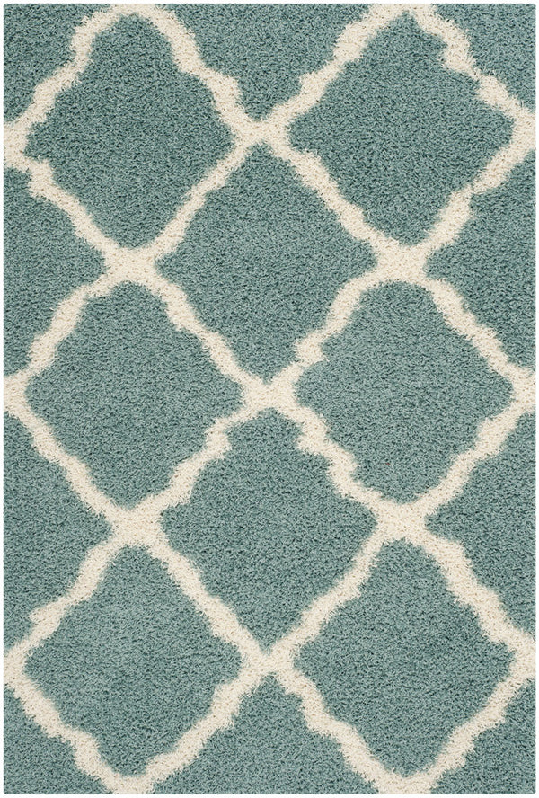 Safavieh Dallas Shag 257 Polypropylene Pile Power Loomed Shag & Flokati Rug SGD257C-10SQ