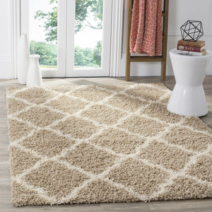 Safavieh Dallas Shag 257 Polypropylene Pile Power Loomed Shag & Flokati Rug SGD257D-10SQ