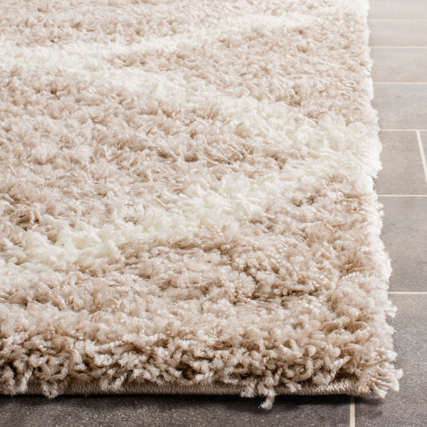 Safavieh Dallas Shag 257 Polypropylene Pile Power Loomed Shag & Flokati Rug SGD257D-10SQ