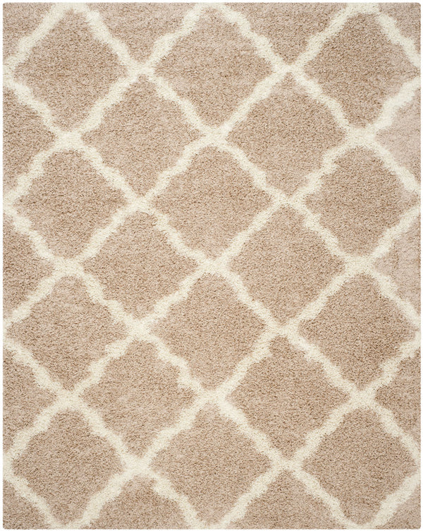 Safavieh Dallas Shag 257 Polypropylene Pile Power Loomed Shag & Flokati Rug SGD257D-10SQ