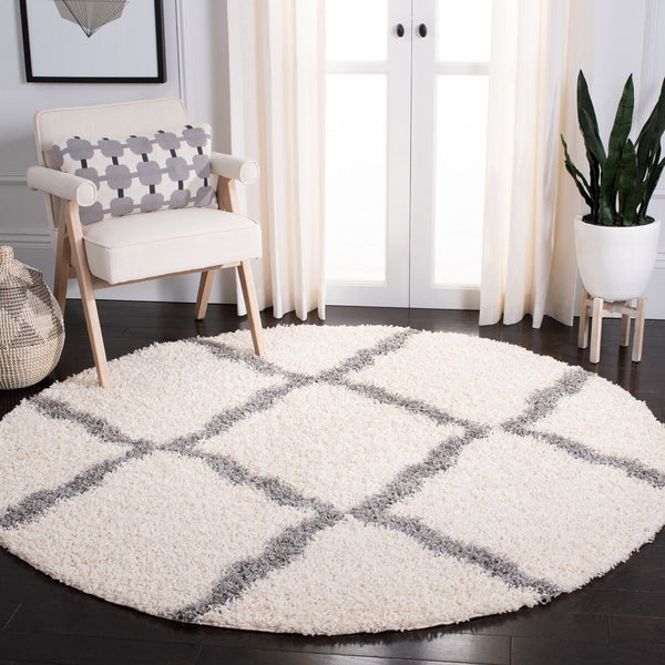 Safavieh Dallas Shag 257 Polypropylene Pile Power Loomed Shag & Flokati Rug SGD257F-10SQ