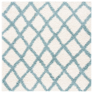 Sgd-Dallas Shag Dallas Shag Shag & Flokati Power Loomed Polypropylene Pile Rug Ivory / Seafoam