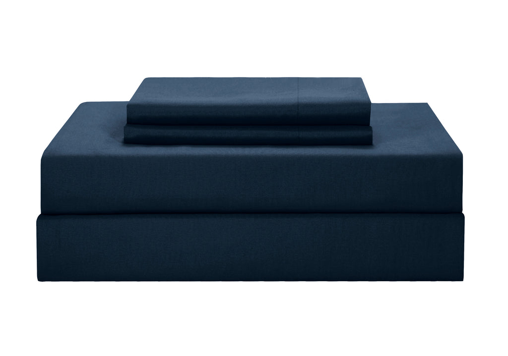 Lea Navy Queen 10pc Comforter Set
