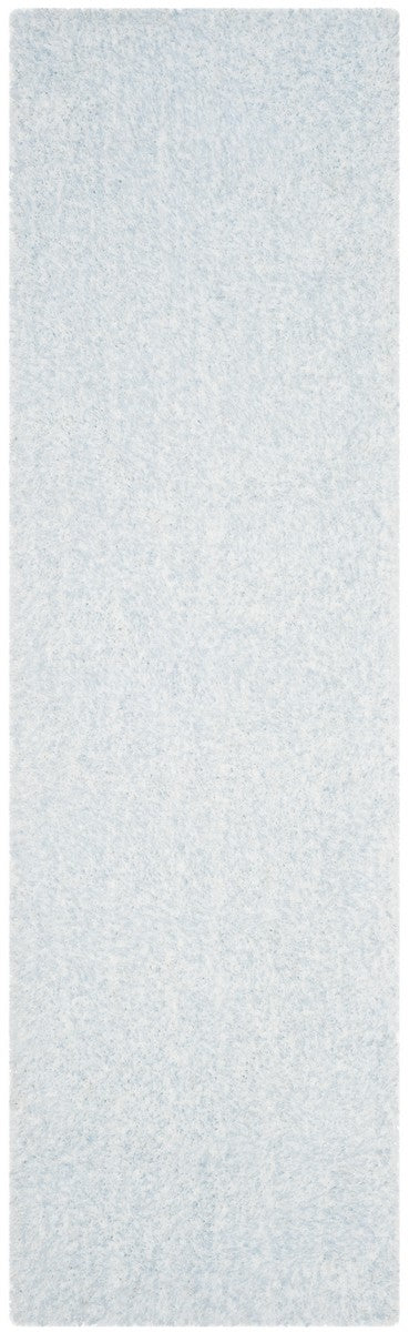 Toronto Shag Bhg Shag  Hand Tufted Polyester Rug Ivory / Aqua