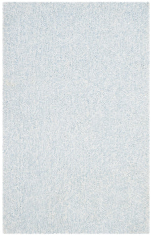 Toronto Shag Bhg Shag  Hand Tufted Polyester Rug Ivory / Aqua