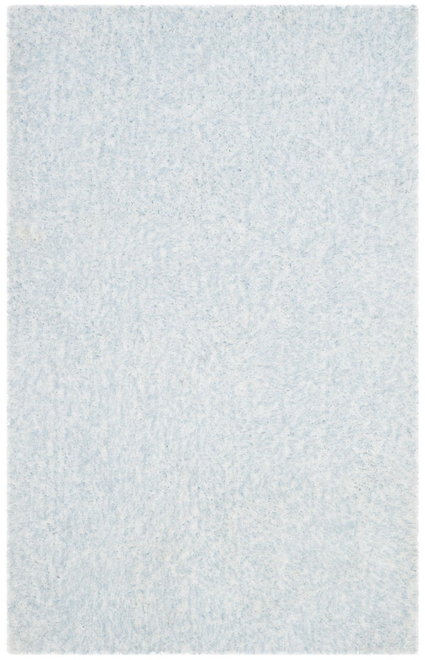 Toronto Shag Bhg Shag  Hand Tufted Polyester Rug Ivory / Aqua