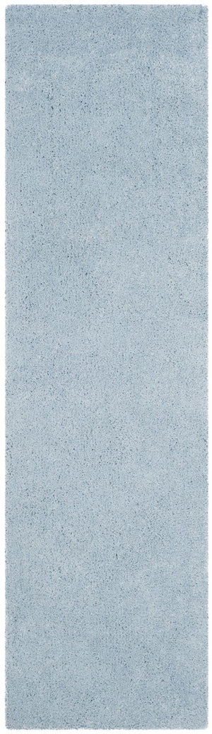Toronto Shag Bhg Shag  Hand Tufted Polyester Rug Light Blue