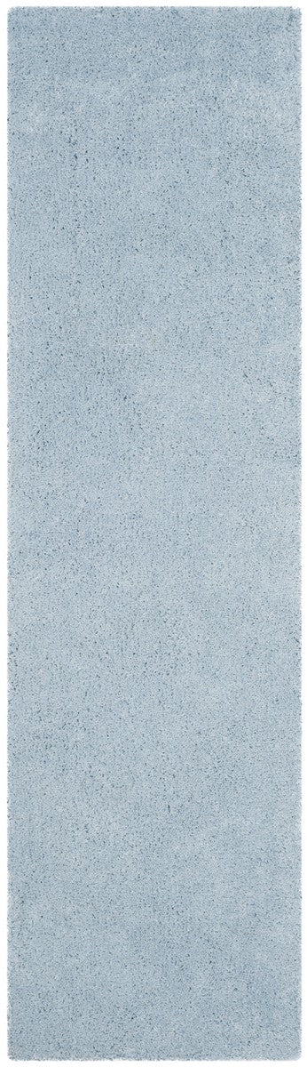 Toronto Shag Bhg Shag  Hand Tufted Polyester Rug Light Blue