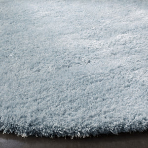 Toronto Shag Bhg Shag  Hand Tufted Polyester Rug Light Blue