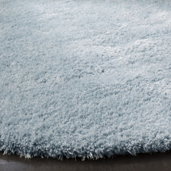 Toronto Shag Bhg Shag  Hand Tufted Polyester Rug Light Blue