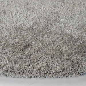 Toronto Shag Bhg Shag  Hand Tufted Polyester Rug Light Grey