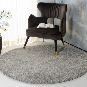 Toronto Shag Bhg Shag  Hand Tufted Polyester Rug Light Grey