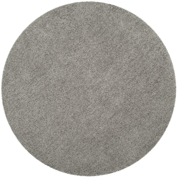 Toronto Shag Bhg Shag  Hand Tufted Polyester Rug Light Grey