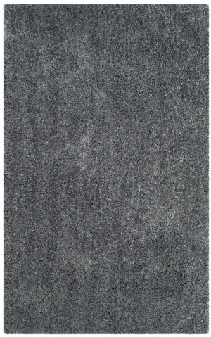 Toronto Shag Bhg Shag  Hand Tufted Polyester Rug Dark Grey