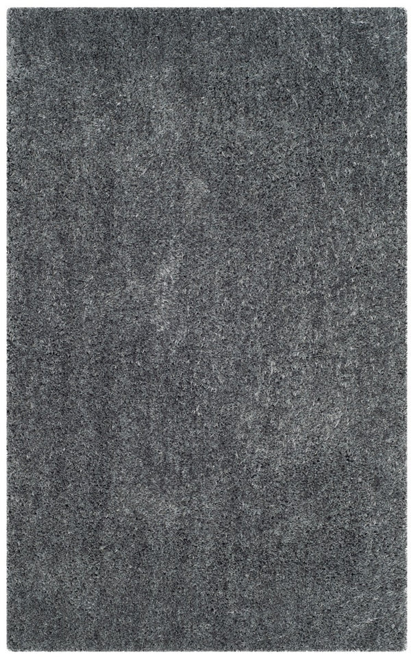 Toronto Shag Bhg Shag  Hand Tufted Polyester Rug Dark Grey