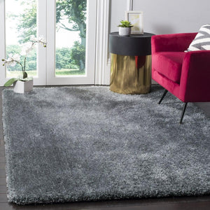 Toronto Shag Bhg Shag  Hand Tufted Polyester Rug Dark Grey