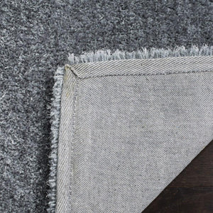 Toronto Shag Bhg Shag  Hand Tufted Polyester Rug Dark Grey