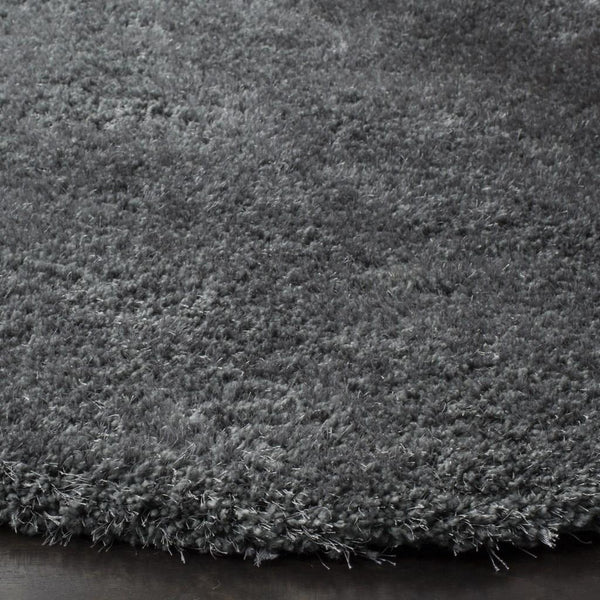 Toronto Shag Bhg Shag  Hand Tufted Polyester Rug Dark Grey