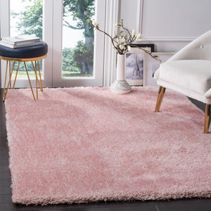 Toronto Shag Bhg Shag  Hand Tufted Polyester Rug Pink