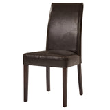 Hartford Bicast Leather Dining Chair - Set of 2