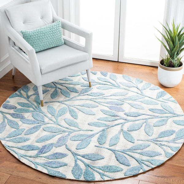 Safavieh Southampton 302 Hand Tufted 45% Wool/45% Polyester/and 10% Cotton Country & Floral Rug SHA302M-8