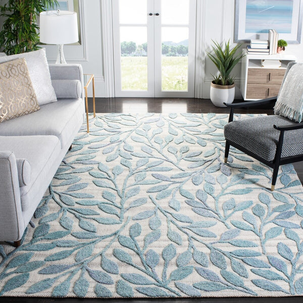Safavieh Southampton 302 Hand Tufted 45% Wool/45% Polyester/and 10% Cotton Country & Floral Rug SHA302M-8