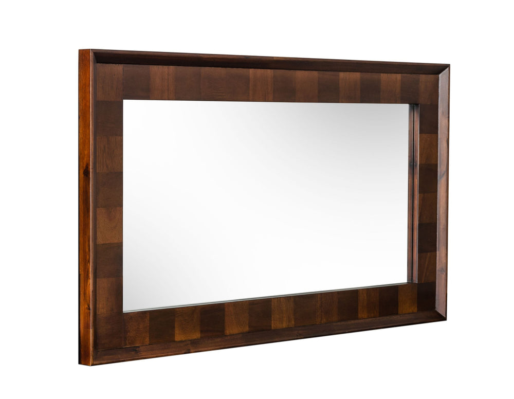 VIG Furniture Modrest Shane - Modern Acacia Mirror VGNXMEMPHIS-ACA-MIR