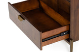 VIG Furniture Modrest Shane - Modern Acacia & Brass Dresser VGNXMEMPHIS-ACA-CHEST