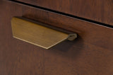VIG Furniture Modrest Shane - Modern Acacia & Brass Dresser VGNXMEMPHIS-ACA-CHEST