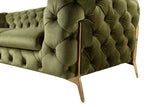 VIG Furniture Divani Casa Sheila - Transitional Green Fabric Loveseat VGCA1346-GRN-L