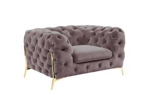 VIG Furniture Divani Casa Sheila - Transitional Silver Fabric Chair VGCA1346-SIL-CH